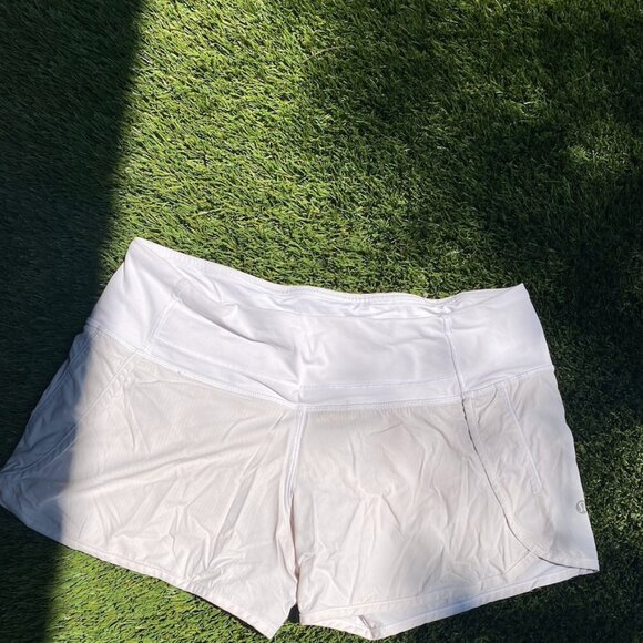 Lululemon Speed Up 2.5inch White Short - Picture 3 of 5
